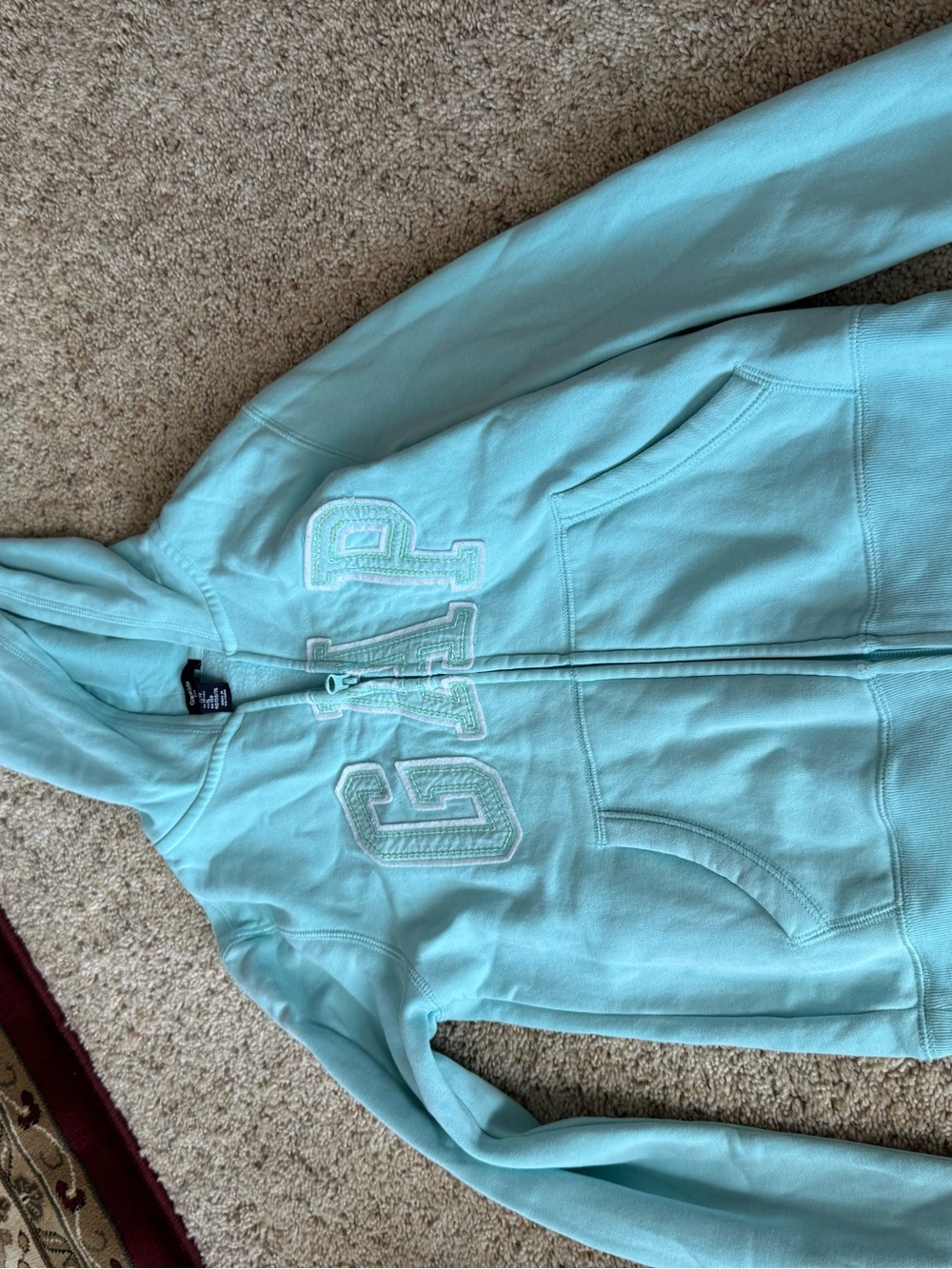 Girls blue GAP zip up hoodie 💙